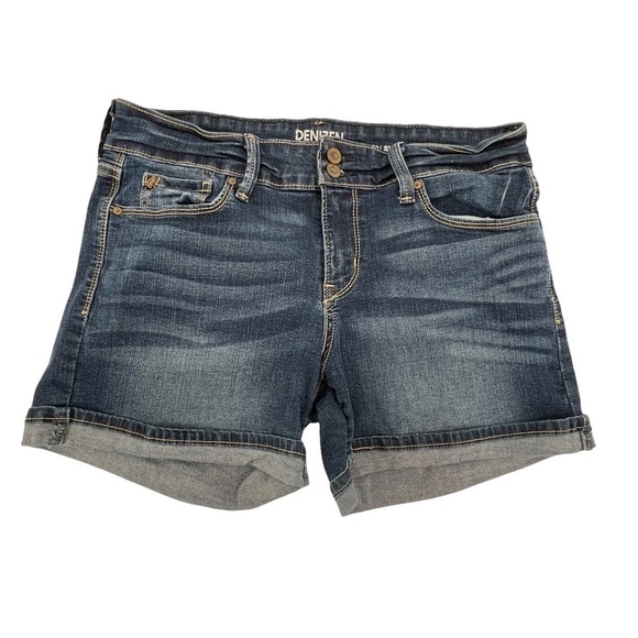 Levi's Denizen Modern Cuffed Hem Denim Jean Shorts Size 28 Women's - Picture 1 of 6